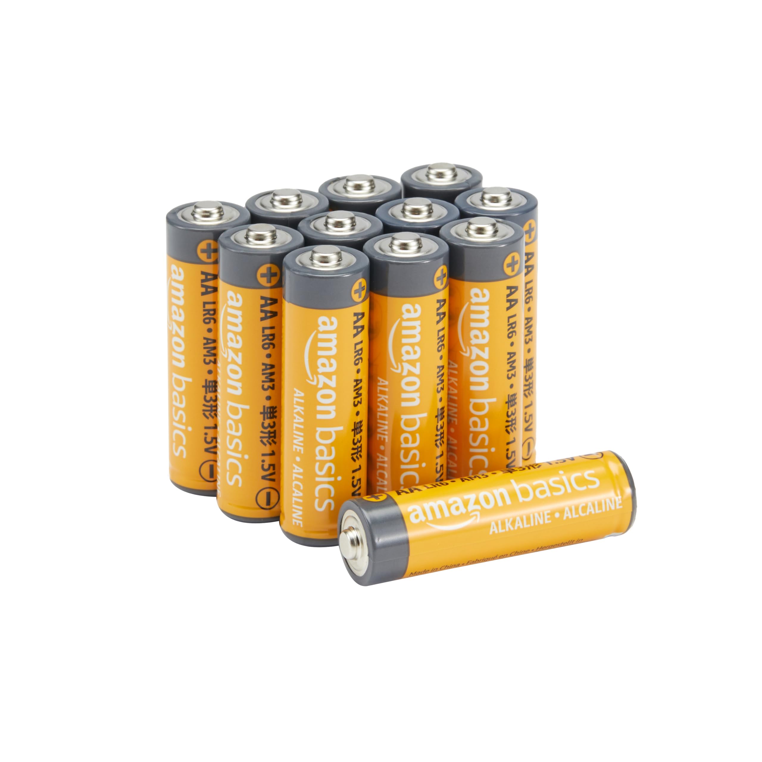 Amazon Basics 48-Pack AA Alkaline High-Performance Batteries, 1.5 Volt, 10-Year Shelf Life